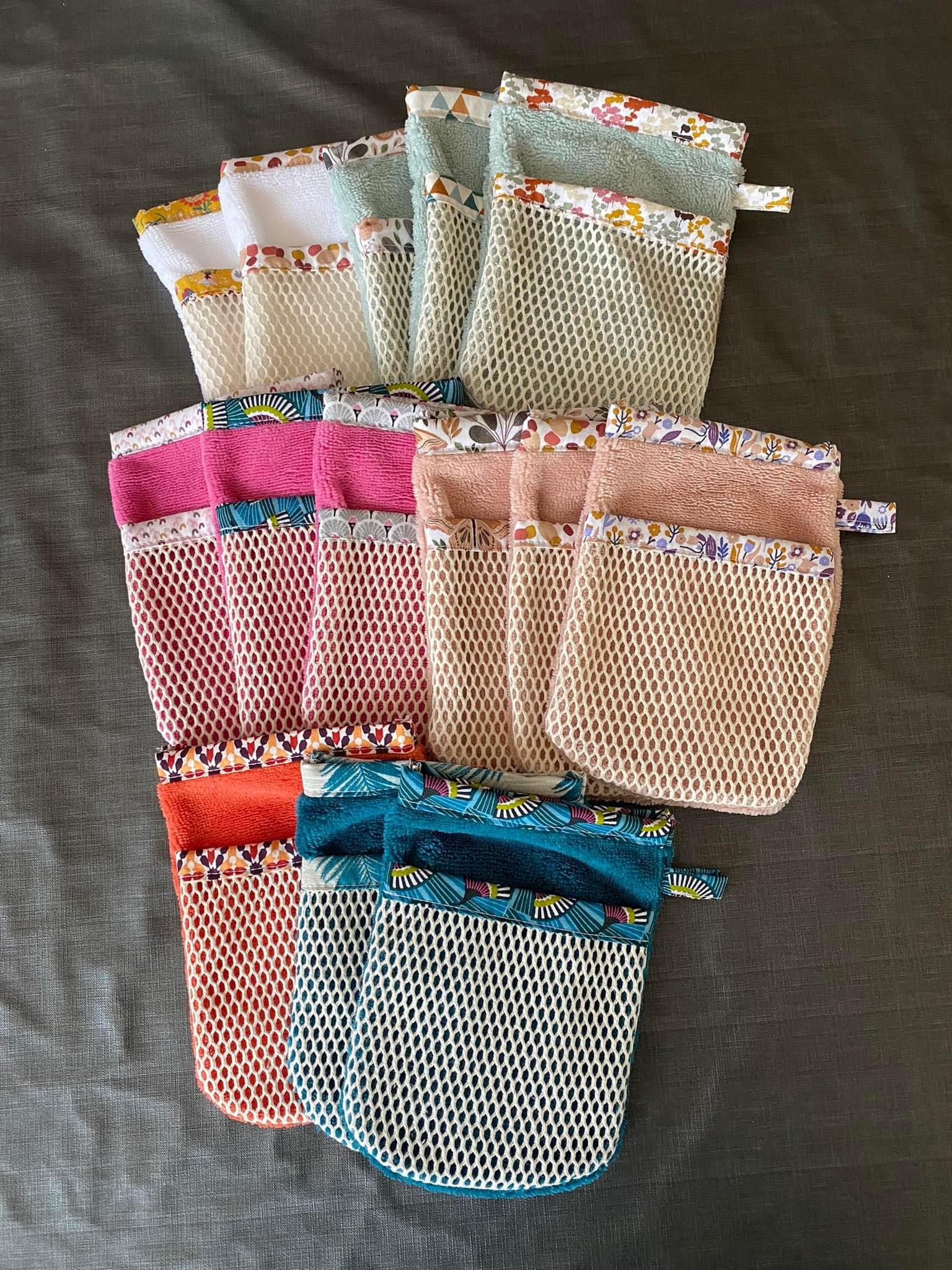 Gants de toilette éco-responsable Jacques & Dine